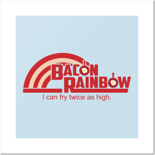 Bacon Rainbow Posters and Art